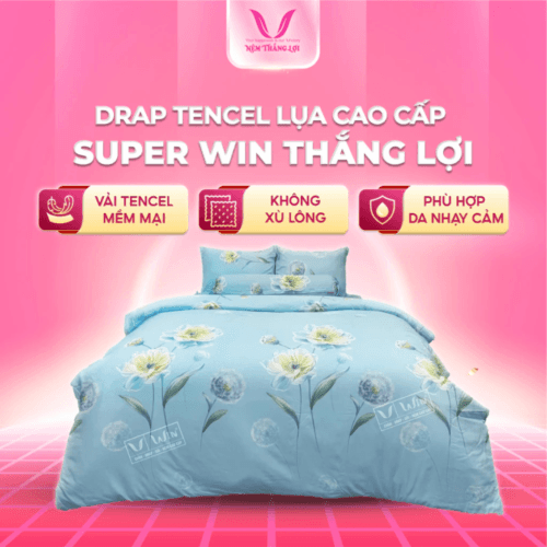 DRAP MỀN TENCEL LỤA CAO CẤP THẮNG LỢI SUPER WIN