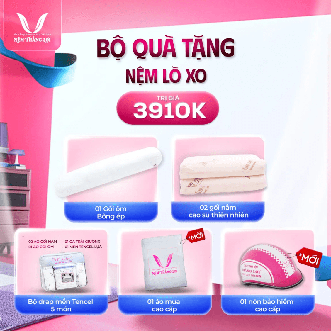 NỆM LÒ XO TÚI ĐỘC LẬP LISA LUXYRY THẮNG LỢI - Ảnh 2